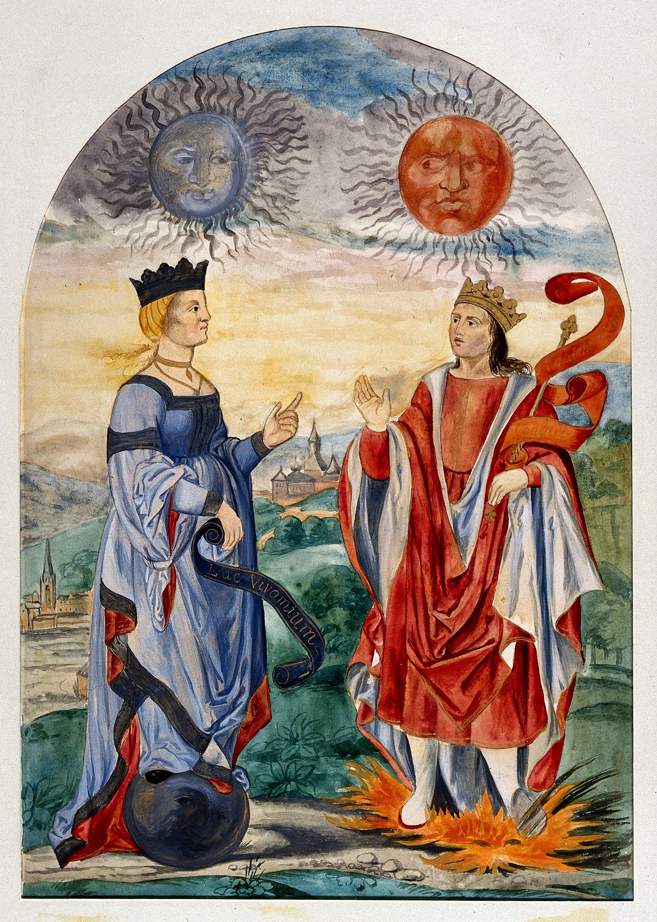 Splendor Solis — Sun and Moon